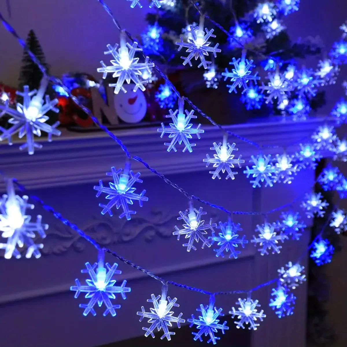 Christmas Decorative Snowflakes Lights