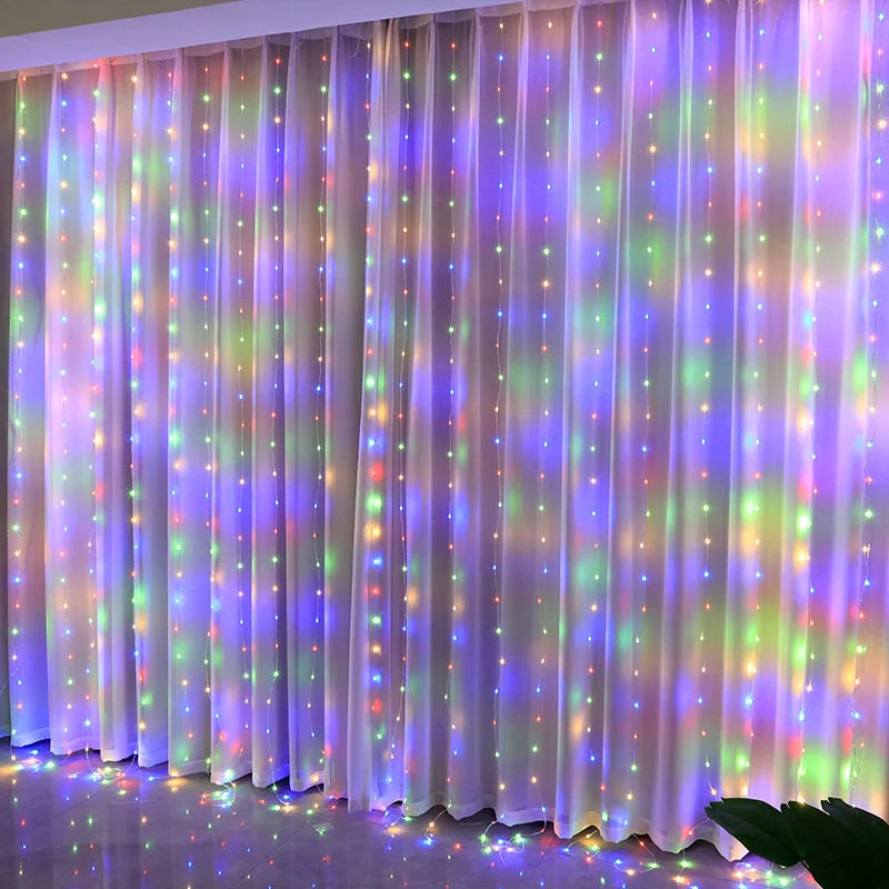Christmas Fairy String Curtain Lights
