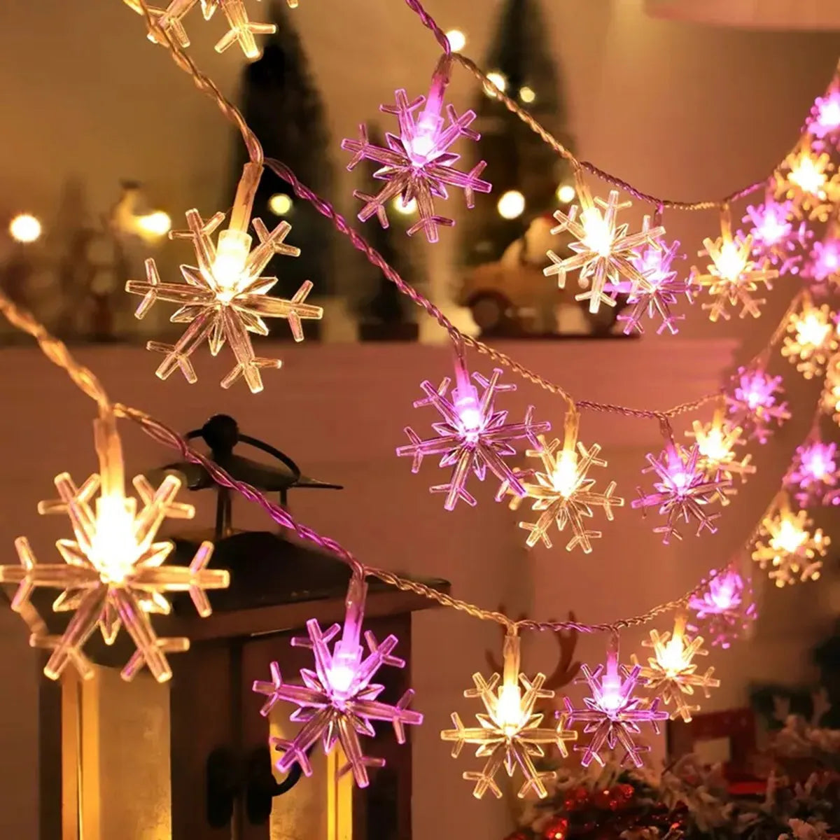 Christmas Decorative Snowflakes Lights
