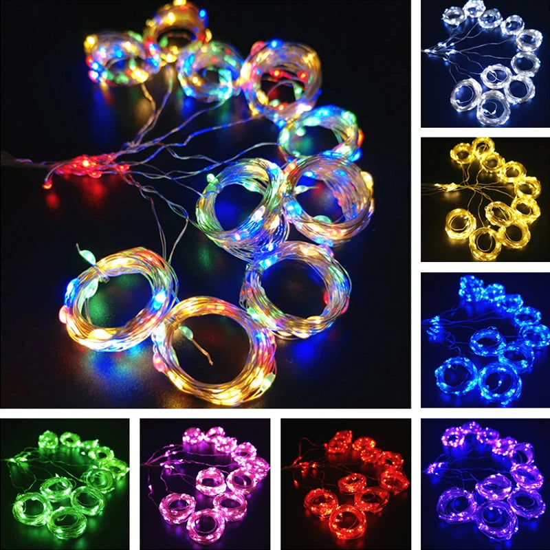 Curtain Remote Control String Lights