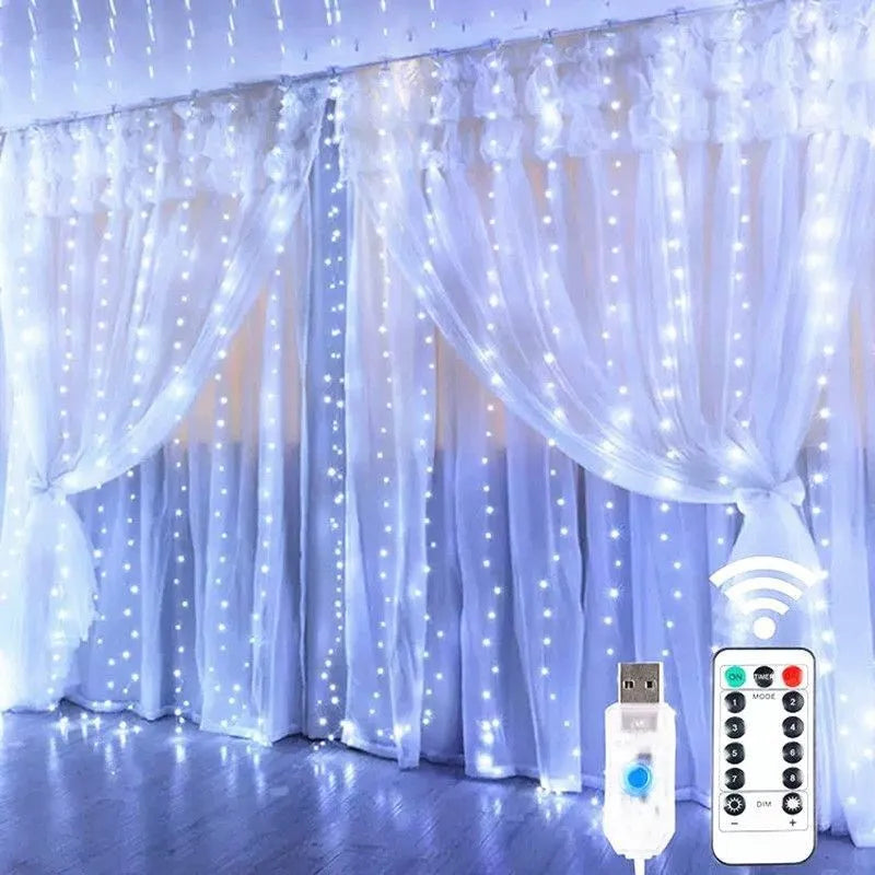 Christmas Fairy String Curtain Lights