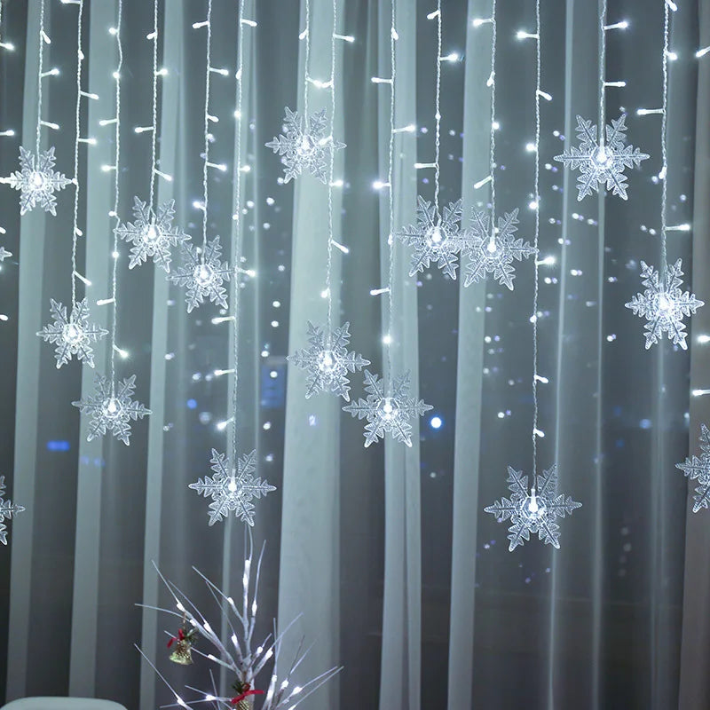 Christmas Snowflakes String Lights