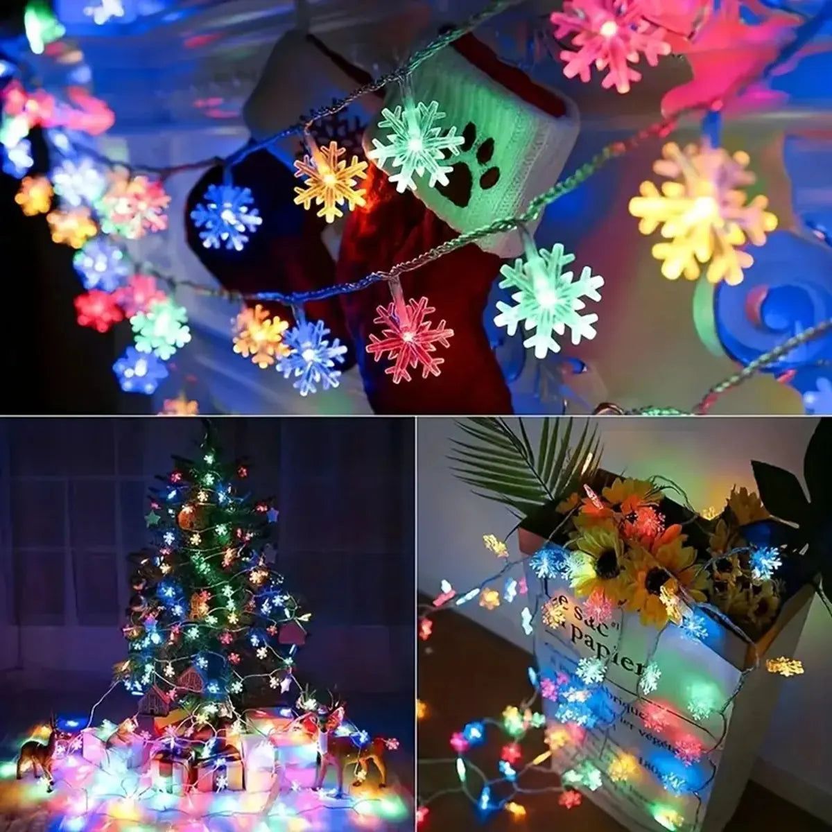 Christmas Decorative Snowflakes Lights