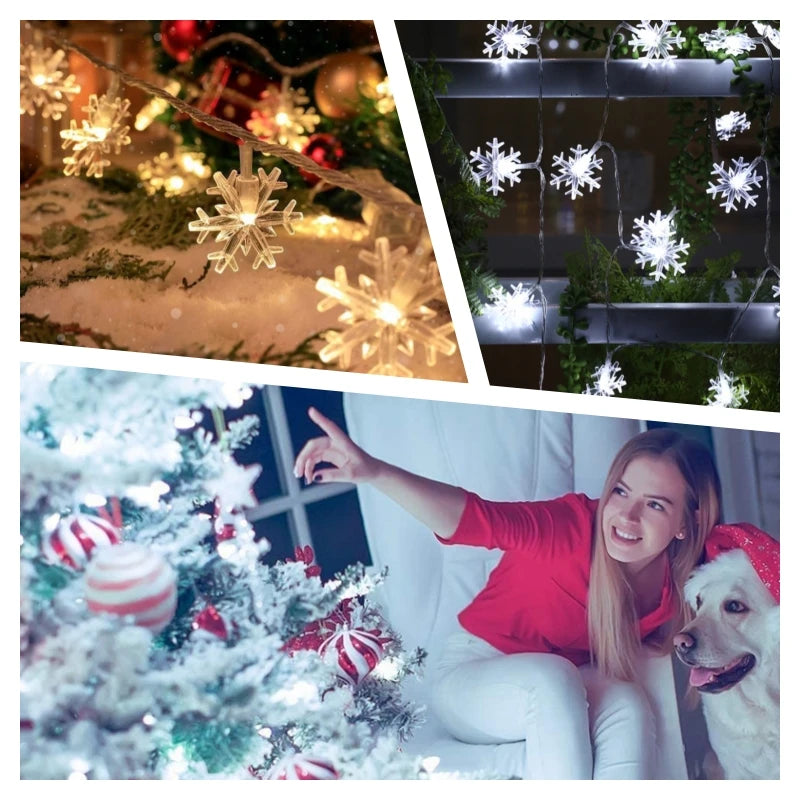 Snowflake Lights String