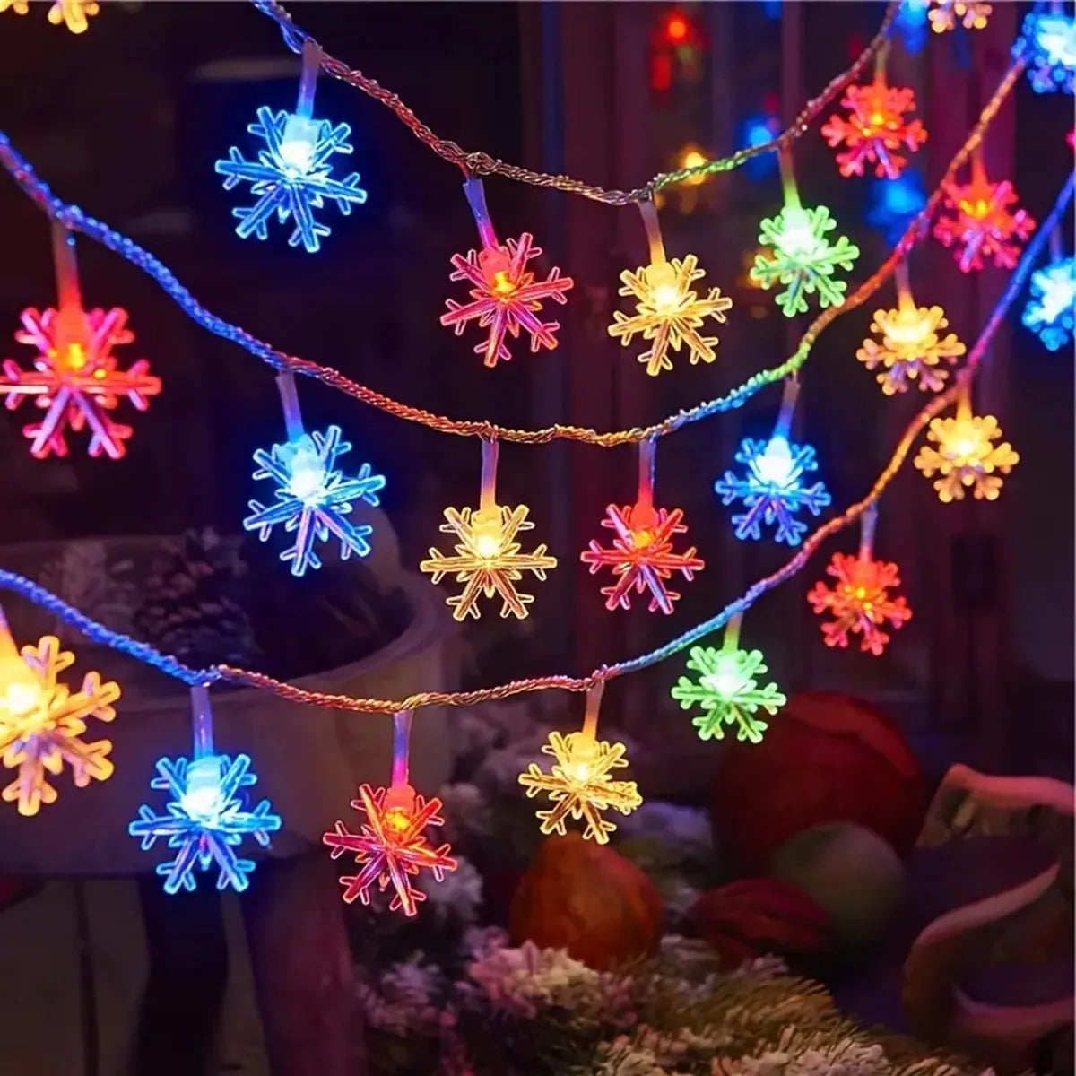 Christmas Decorative Snowflakes Lights